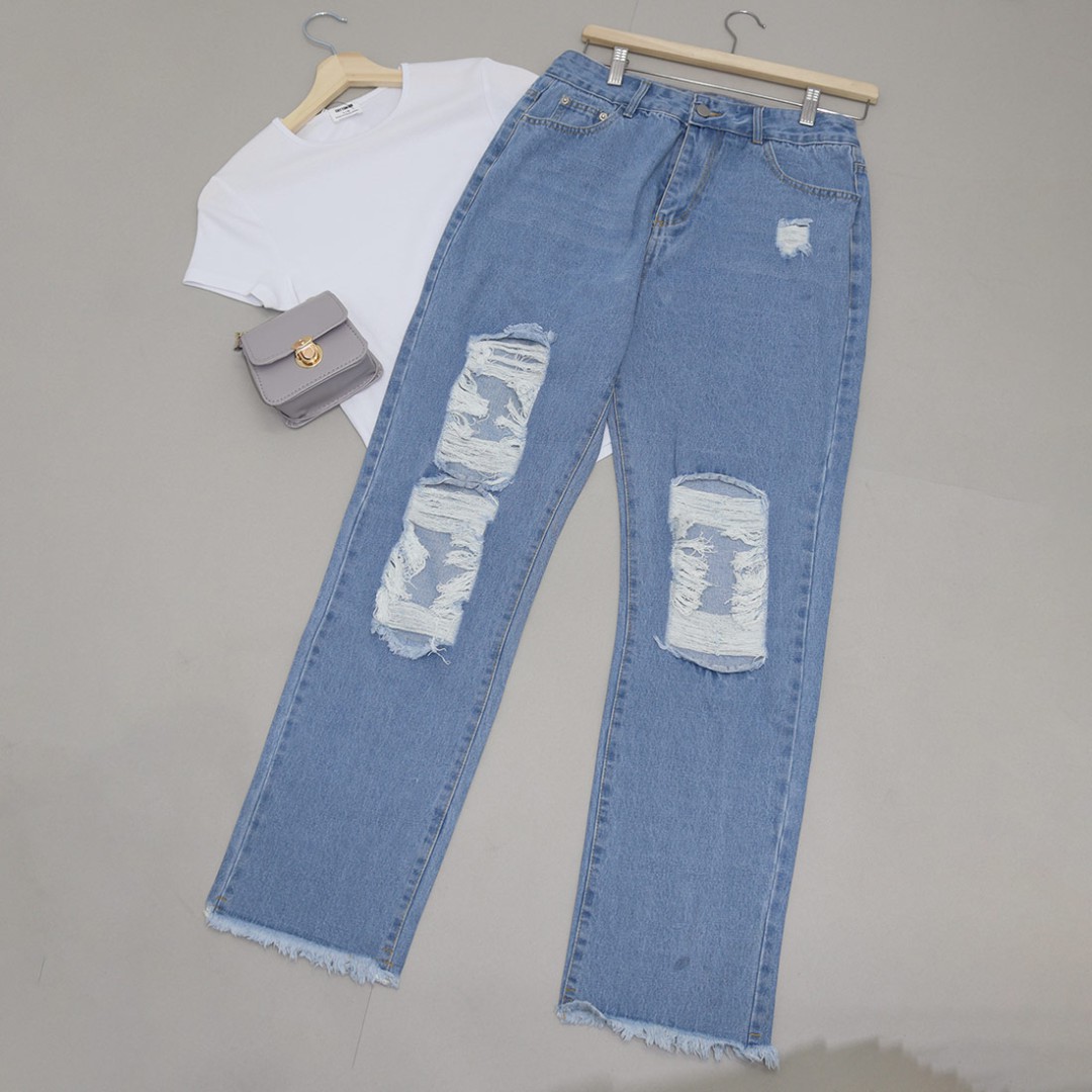 🛍شلوار جین زنانه مدل زاپدار...